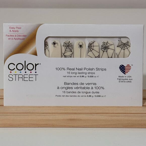 New Color Street “Web of Lies” Spider and Web Overlay Nail Strips - Picture 2 of 4